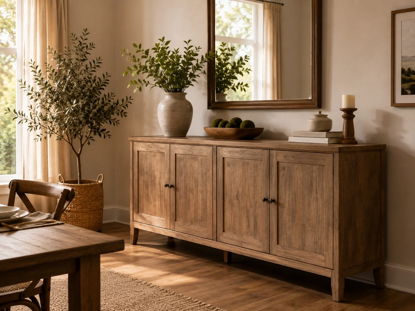 Buffets and sideboards for elegant storage and serving in dining rooms